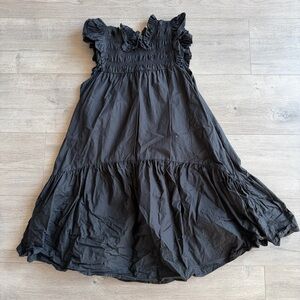 Love the Label black poppy smocked dress - size XS